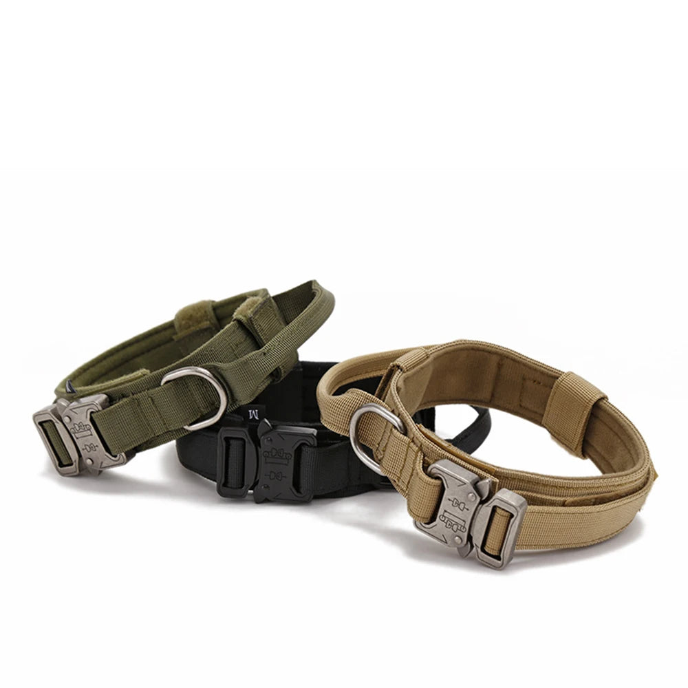 Durable Tactical Dog Collar & Leash