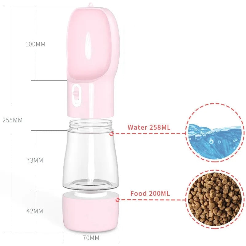 Water Bottle With Treat Compartment